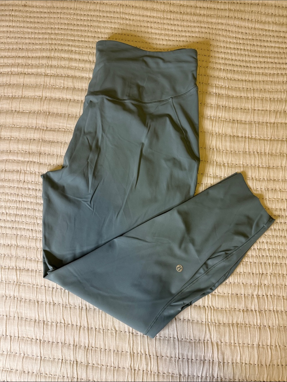 lululemon athletica High-Rise Crop Leggings — Slate Green